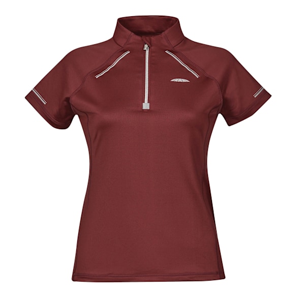 Weatherbeeta Womens/Ladies Victoria Premium Short-Sleeved Base Maroon XS