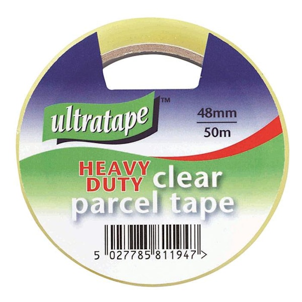 Ultratape Kraftig Klar Paketband 48mm x 50m En Storlek En One Colour One Size