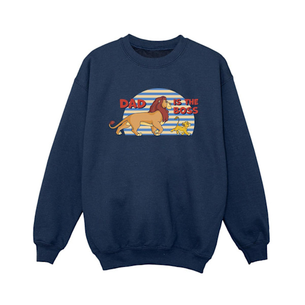 Disney Boys The Lion King Dad Boss Sweatshirt 3-4 år Marinblå Navy Blue 3-4 Years
