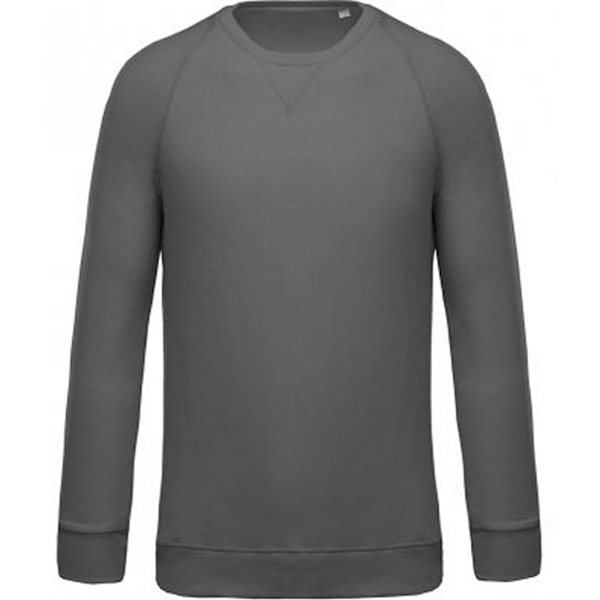 Kariban Herr Organic Raglan Sweatshirt M Storm Grey Storm Grey M