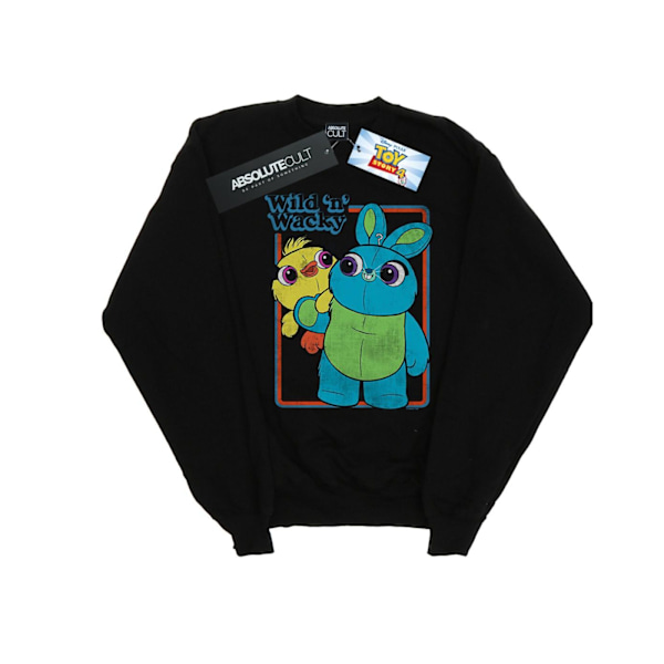 Disney Boys Toy Story 4 Anka Och Kanin Vilda Och Galna Sweatshirt Black 9-11 Years