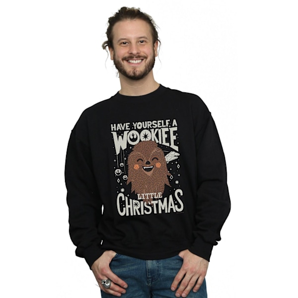 Star Wars Wookiee Little Christmas Sweatshirt M Svart Black M