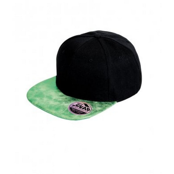 Resultat Herr Bronx Glitter Snapback Cap One Size Svart/Grön Black/Green One Size