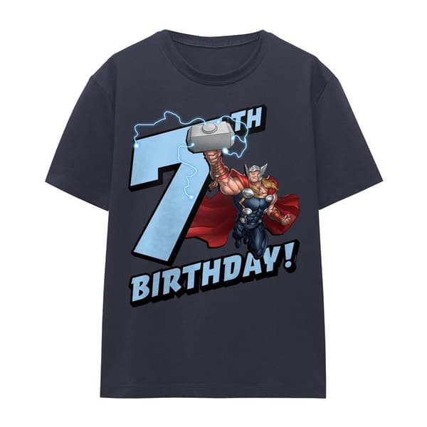 Thor Dam/Dam 7-årsdag T-shirt S Mörkblå Deep Navy S