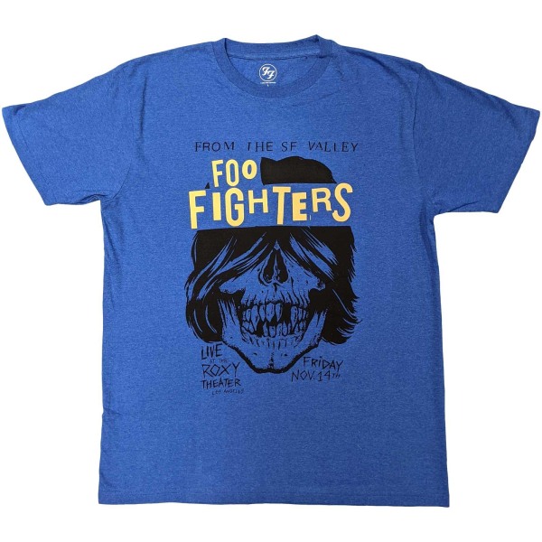 Foo Fighters Unisex Vuxen Roxy Flyer T-shirt L Blå Blue L