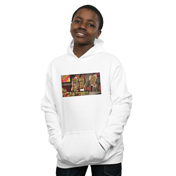Scoobynatural Boys Supernatural Snacks Hoodie 5-6 år Vit White 5-6 Years