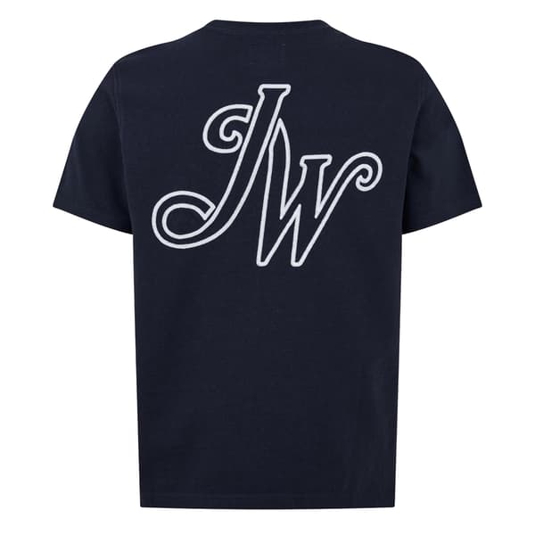 Jack Wills Herr Script T-shirt S Marinblå Navy S