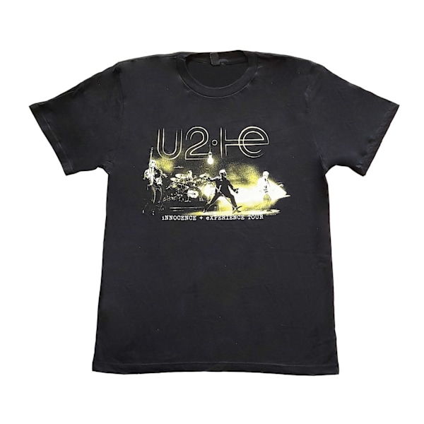 U2 Unisex Vuxen Scen Foto Bomull T-shirt L Svart Black L