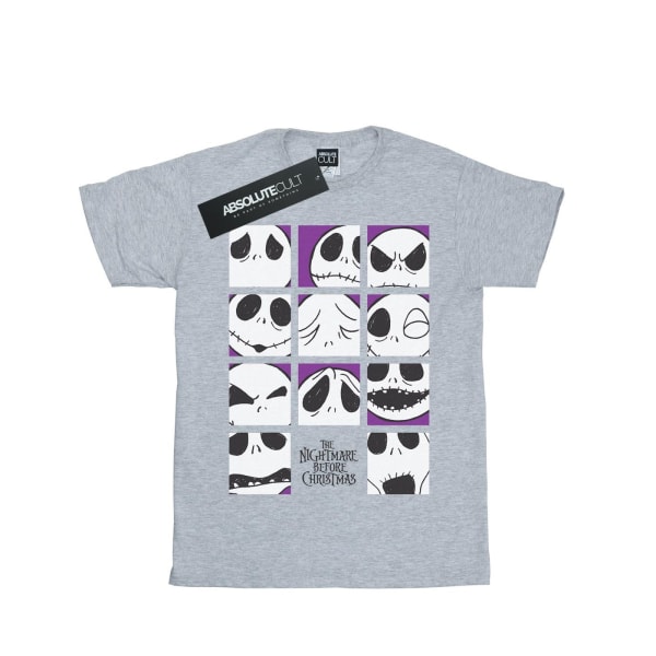 Disney Boys Nightmare Before Christmas Many Faces Of Jack Squar Sports Grey 12-13 Years