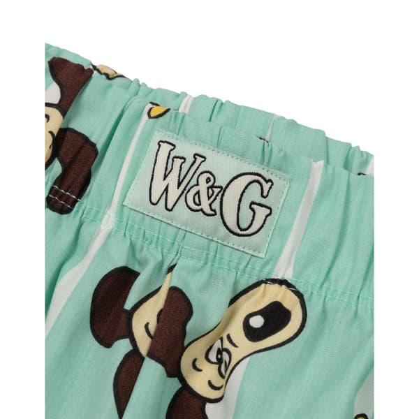 Wallace and Gromit Pyjamasset med kort ärm i bomull för dam Green S