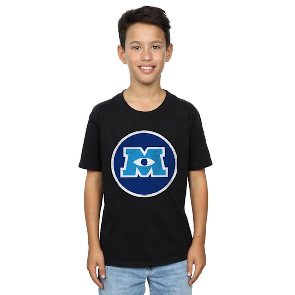 Disney Boys Monsters University Monster Emblem T-Shirt 3-4 år Black 3-4 Years