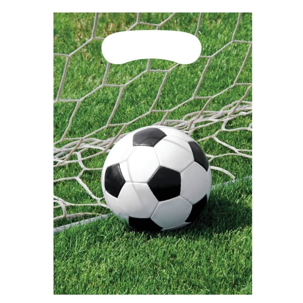 Creative Converting Fotbollsfestväskor (paket med 8) One Size Gr Green/White One Size