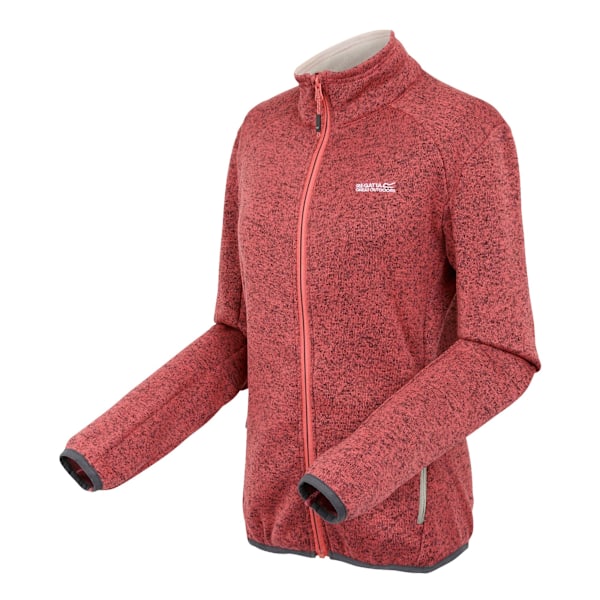 Regatta Dam/Dam Newhill II Fleecejacka med Full Dragkedja 14 UK P Peach Bloom/Light Vanilla 14 UK