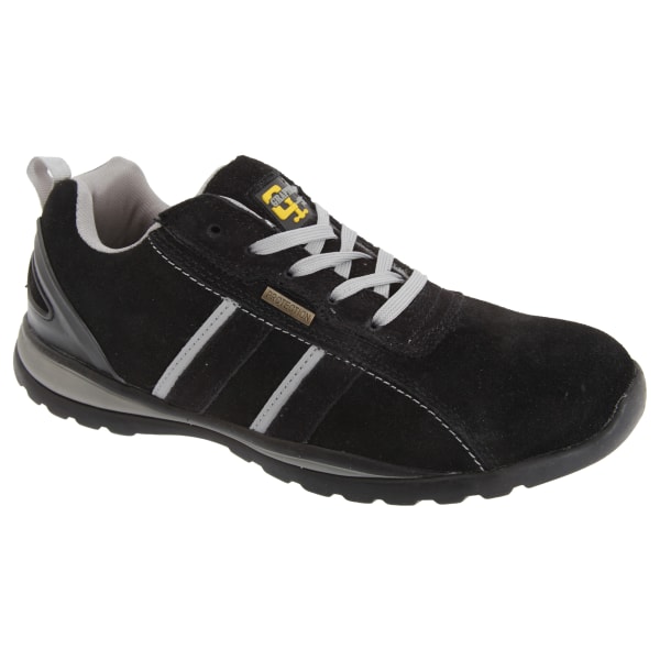 Grafters Mens Safety Toe Cap Trainer Shoes 11 UK Svart/Grå Black/Grey 11 UK