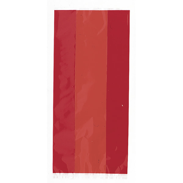 Unika partycellogodisväskor med knytband (pack om 30) One Size R Ruby Red One Size