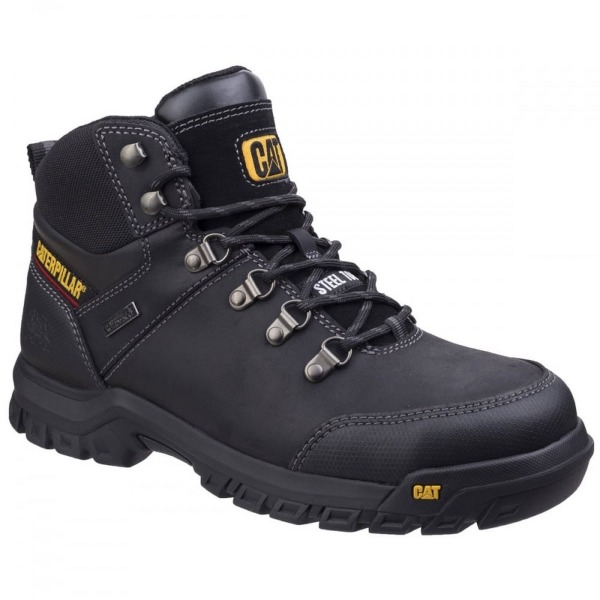 Caterpillar Mens CAT Framework S3 Safety Leather Boots 10 UK Bl Black 10 UK