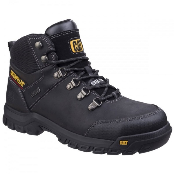 Caterpillar Mens CAT Framework S3 Safety Leather Boots 8 UK Bla Black 8 UK