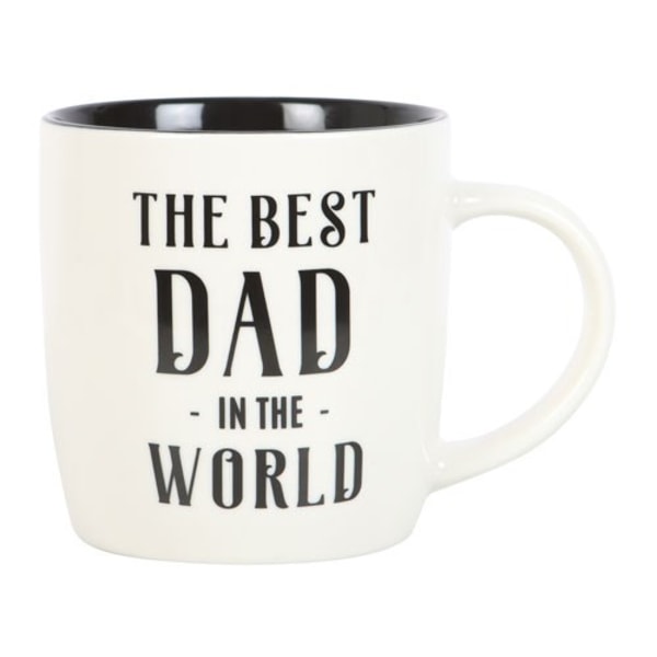 Something Different The Best Dad In The World Mug One Size Whit White/Black One Size