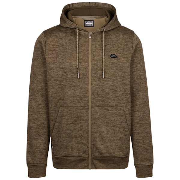 Trespass Fewston Full Zip Hoodie för män L Marshland Marl Marshland Marl L