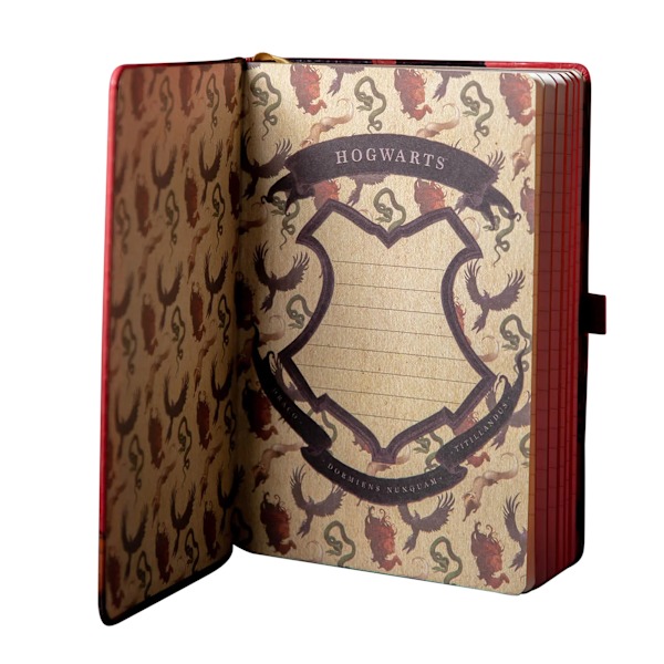 Harry Potter Intricate Houses Gryffindor A5 Notebook One Size R Red/Brown One Size