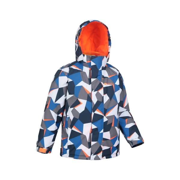 Mountain Warehouse Barn/Barn Mogal Geometrisk Skidjacka 2- Bright Blue 2-3 Years