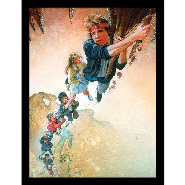 The Goonies Hängande Inramad Affisch 40cm x 30cm Flerfärgad Multicoloured 40cm x 30cm