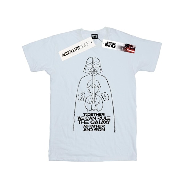 Star Wars Mens Rule The Galaxy T-Shirt XL Vit White XL