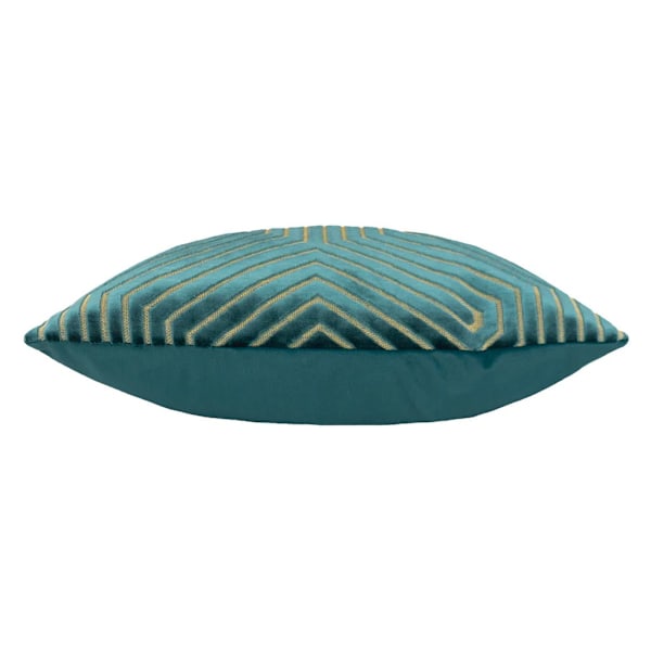 Paoletti Evoke Cut Dekorationskuddfodral 45cm x 45cm Teal Teal 45cm x 45cm