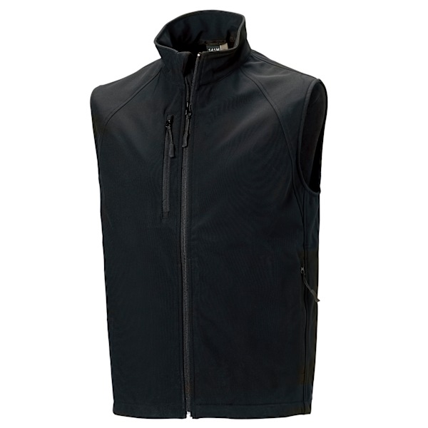 Russell Herr 3-lagers Soft Shell Gilet Jacka M Svart Black M