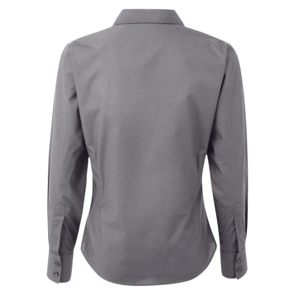 Premier Dam/Dam Poplin Långärmad Blus 6 Brun Brown 6