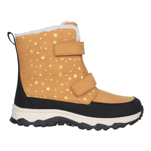 Mountain Warehouse Barn/Kids Flurry Adaptive Vinter Snöskor Tan 3 UK