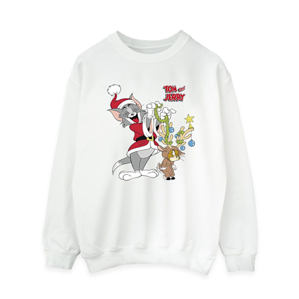 Tom & Jerry Dam/Damjul Jul Ren Sweatshirt 4XL Vit White 4XL