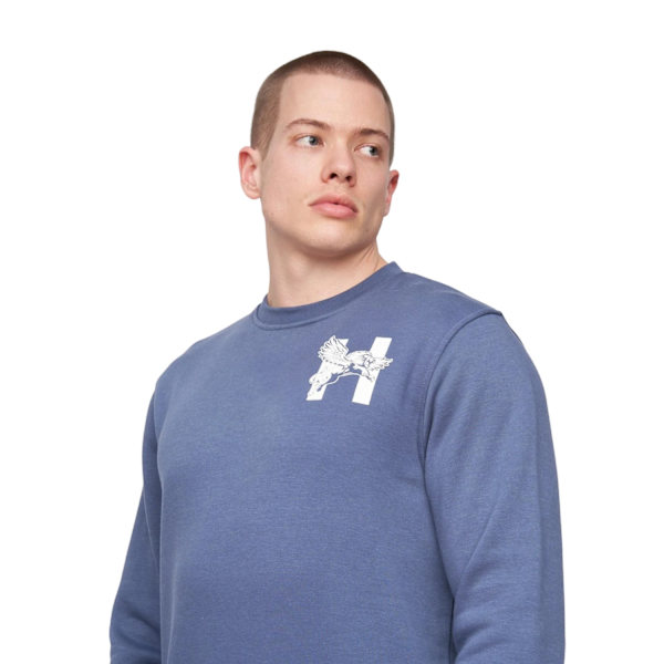 Henleys Mens Moorehen Crew Neck Sweatshirt M Deep Blue Deep Blue M