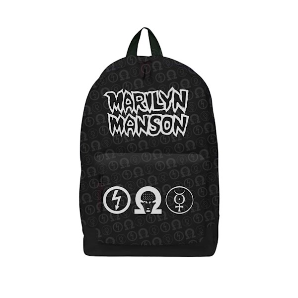Marilyn Manson Logotyp Ryggsäck One Size Svart Black One Size