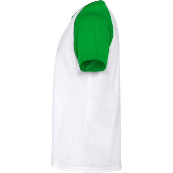 Roly Barn/Barn Indianapolis Kortärmad Sport T-Shirt 1 White/Fern Green 12 Years