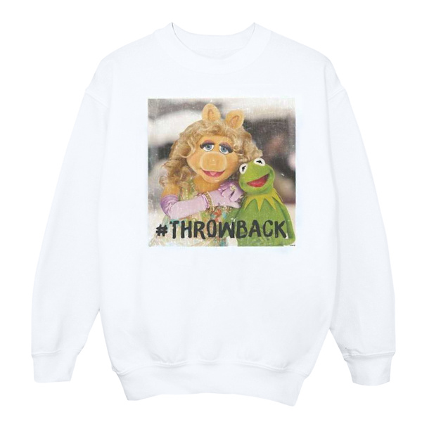 Disney Mens The Muppets Throwback Photo Sweatshirt 3XL Vit White 3XL