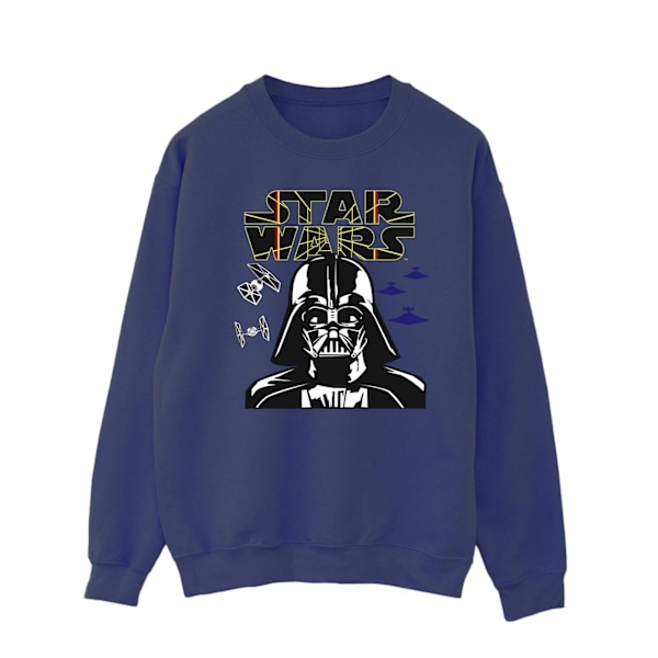 Star Wars Darth Vader Comp Logo Sweatshirt M Marinblå Navy Blue M