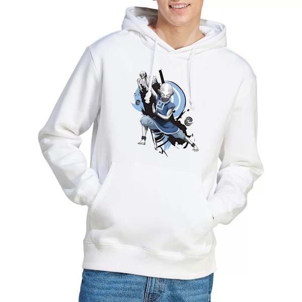 Avatar: The Last Airbender Herr Energibändning Aang Hoodie M Whi White M