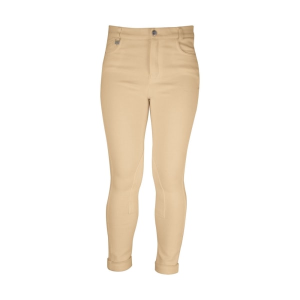 HYPERFORMANCE Melton Jodhpurs för barn/barn 26in Beige Beige 26in