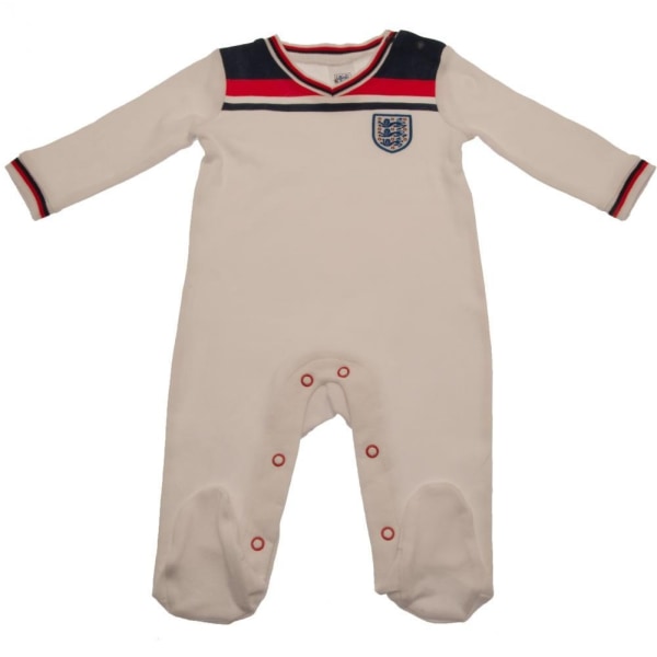 England FA Baby 82 Retro Sleepsuit 12-18 månader Vit/Röd/Blå White/Red/Blue 12-18 Months