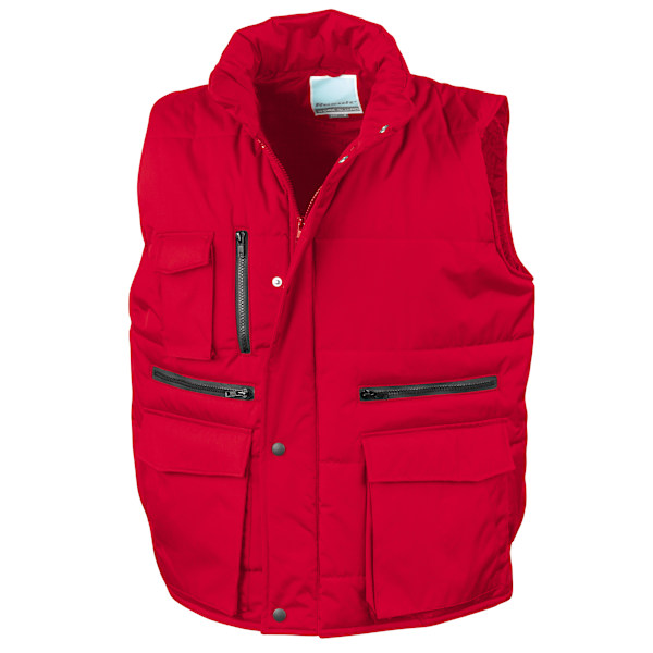 Result Herr Lance Bodywarmer / Gilet (Vindtät & Duschskyddad) Red 3XL