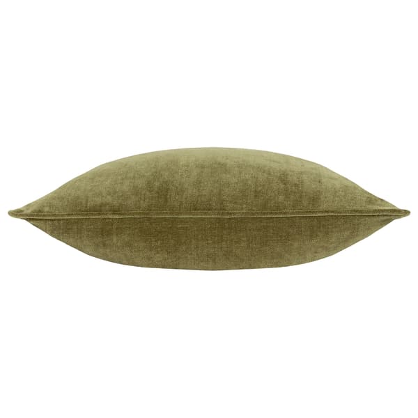 Yard Kraftig Chenille Vändbart Kuddfodral 50cm x 50cm Oliv Olive 50cm x 50cm