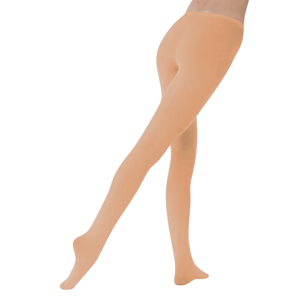 Silkeslena dam/dam dans balettstrumpbyxor konvertibla (1 par) X- Light Suntan X-Large (5ft6”-5ft10”)