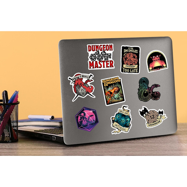 Dungeons & Dragons Deluxe Stickers (50-pack) One Size Multic Multicoloured One Size