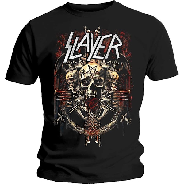 Slayer Unisex Adult Demonic Admat T-Shirt S Svart Black S