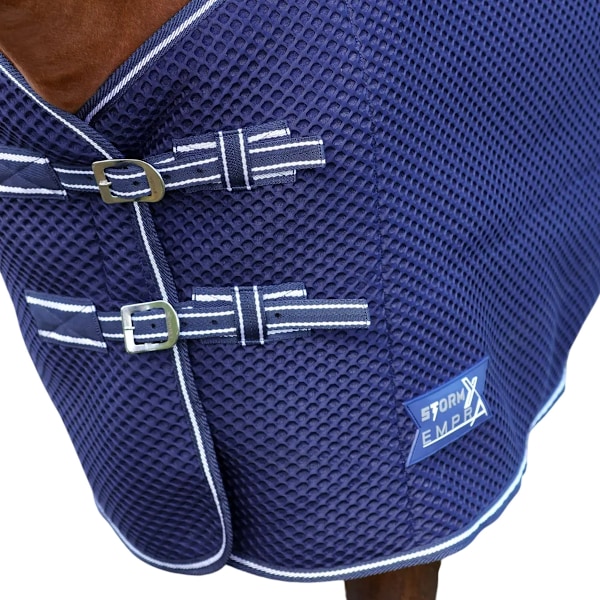 StormX Empra Standard-Neck 3D AirFlex Hästtäcke Utedäck 4´ 9 N Navy 4´ 9