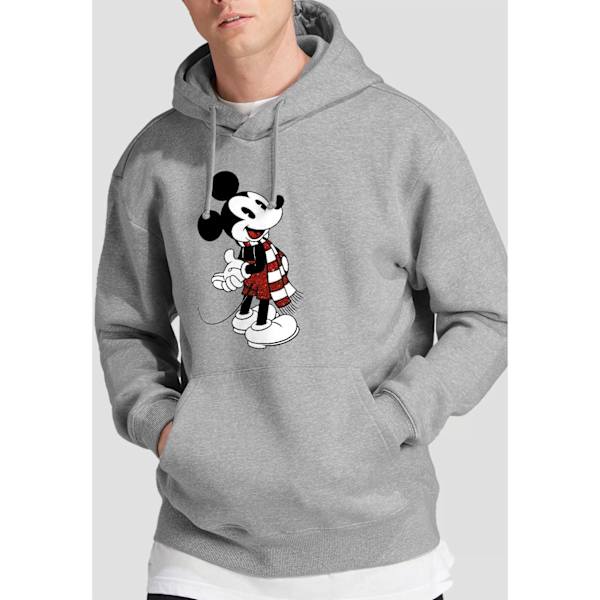 Disney Herr Mickey Mouse Halsduk Jul Huvtröja XL Sport Heathe Sport Heather XL