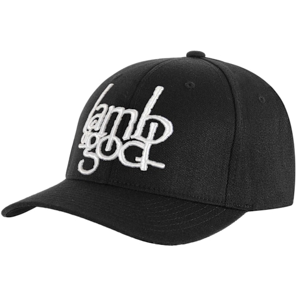 Lamb Of God Unisex Vuxen Logo Baseball Cap En Storlek Svart/Vit Black/White One Size