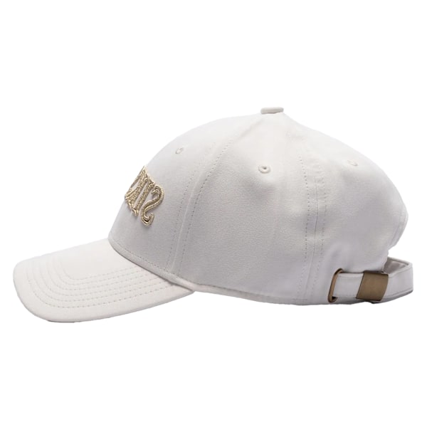 SikSilk Logo Baseballkeps i Faux Suede One Size Ecru Ecru One Size