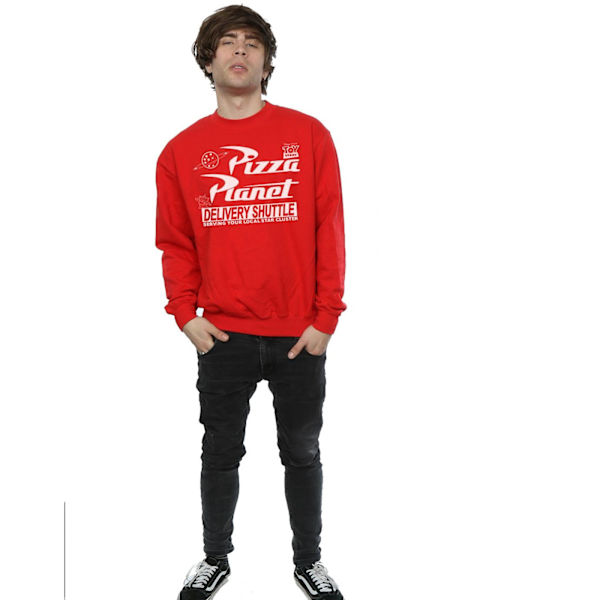 Toy Story Herr Pizza Planet Logotyp Sweatshirt M Röd Red M